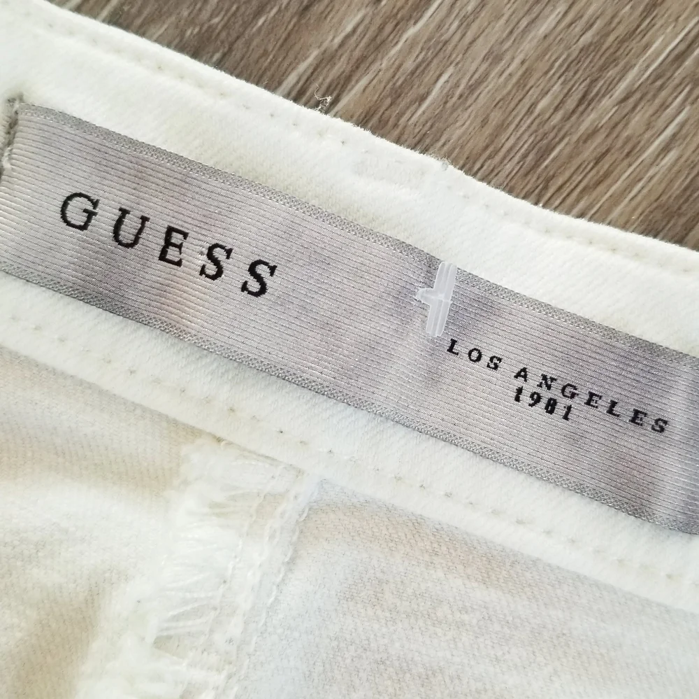 GUESS Longette Milk Showdown Snake Foil Moto Pencil Skirt Festival Boho 90's